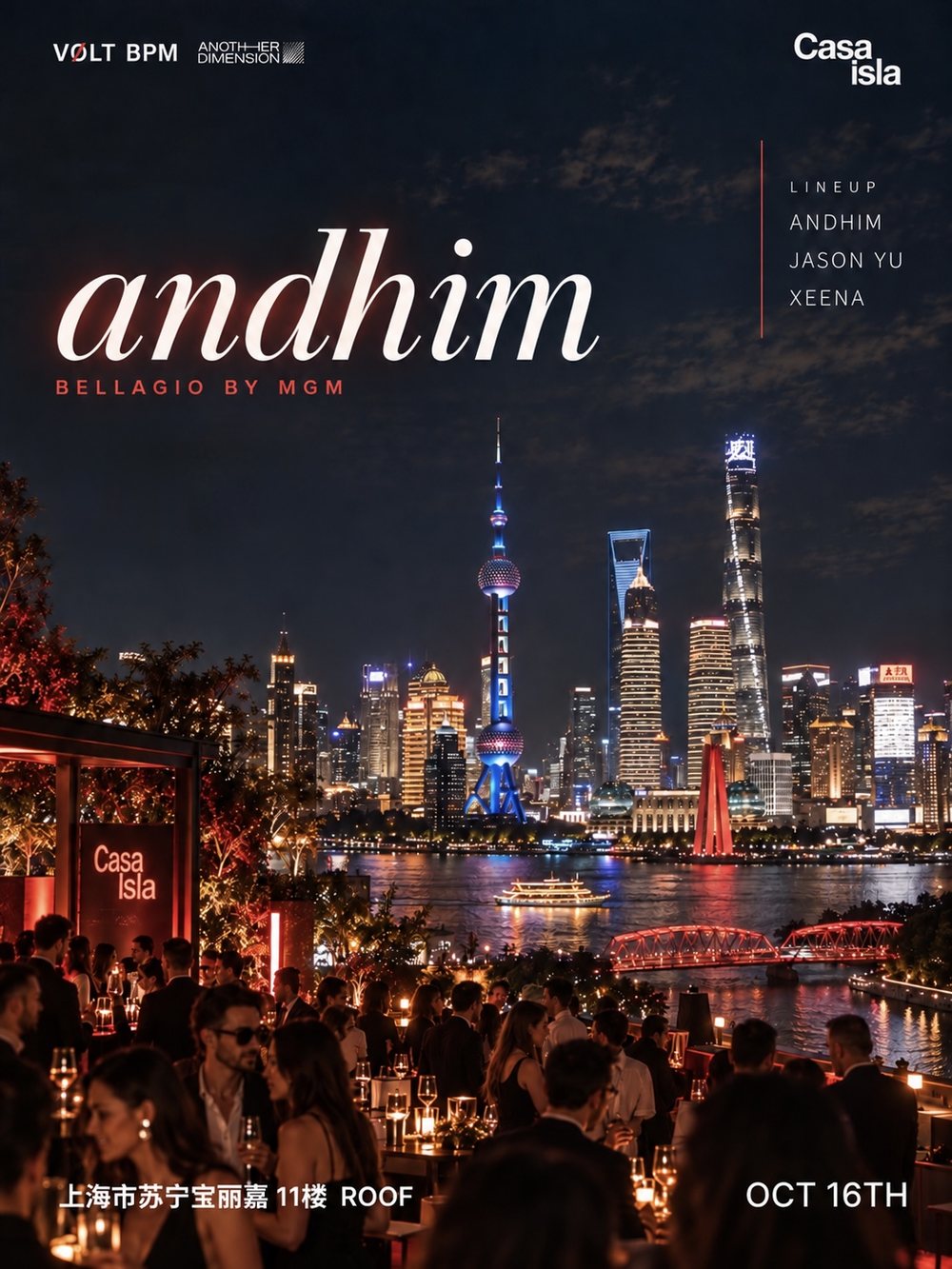 Casa Isla ft. andhim: Sunset Skyline Rooftop Party, party photo