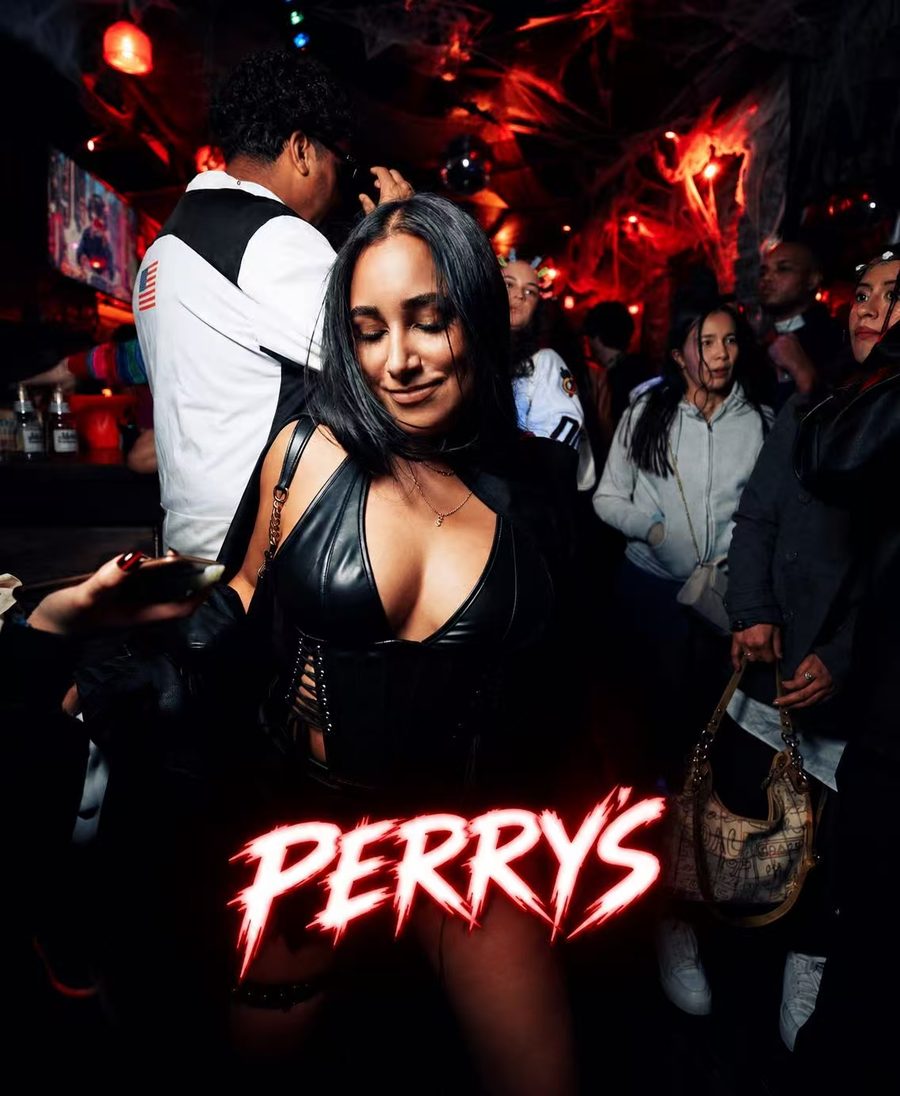Halloween at Perry's, party photo