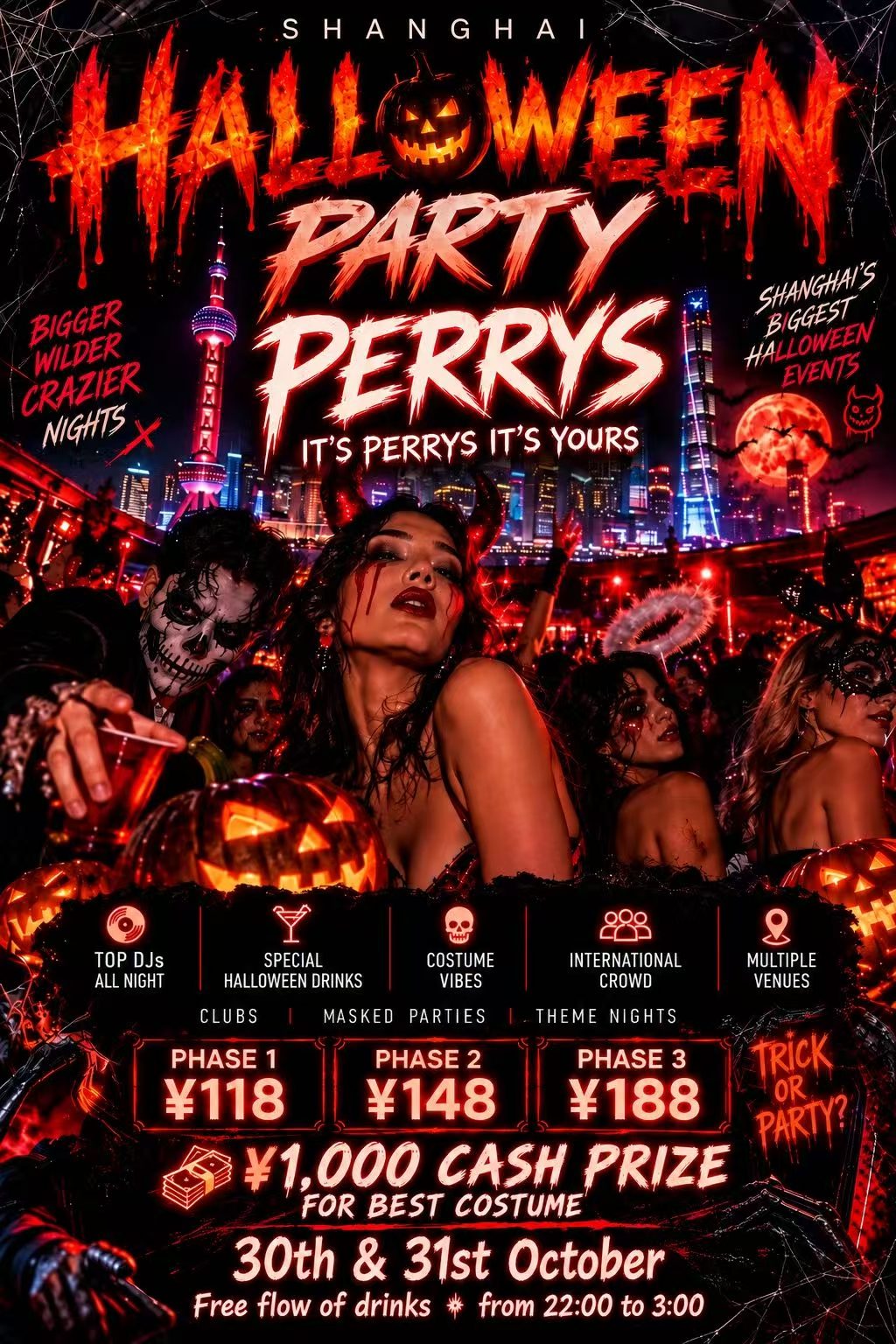 Halloween at Perry's poster